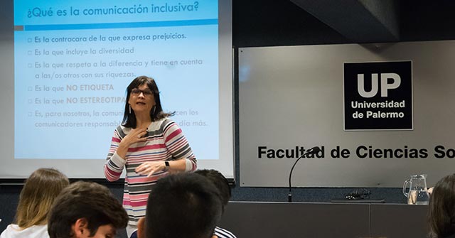 El INADI brindó un taller de comunicación inclusiva para alumnos de Periodismo UP